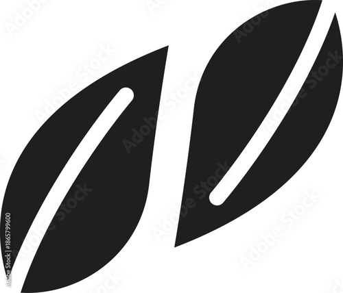 Leaf icons set ecology nature element, green leafs, environment and nature eco sign. Leaves on white background