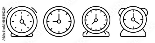 Clock time illustration alarm clock vintage clock antique clock retro clock timekeeping design