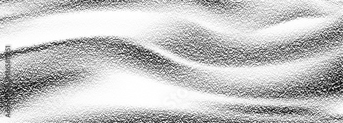Abstract halftone dot waves on white background. Vector realistic illustration of black stipple gradient pattern, grunge grainy texture, paint spray effect, liquid texture, dotwork fluid, spot noise