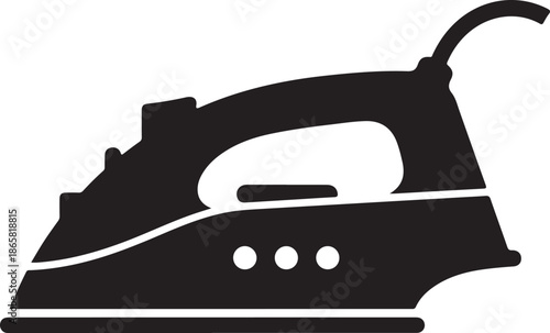 Modern ironing tool isolated on white background, Vector, illustration