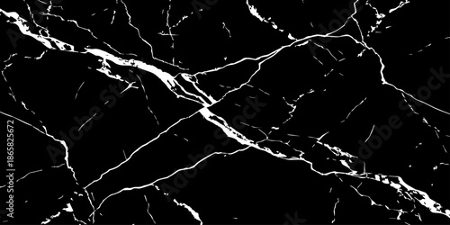 Black marble texture with bold white veining, luxury natural stone background perfect for interior design, wall tiles, countertops, architecture, abstract art,modern decor,premium surfaces and elegant