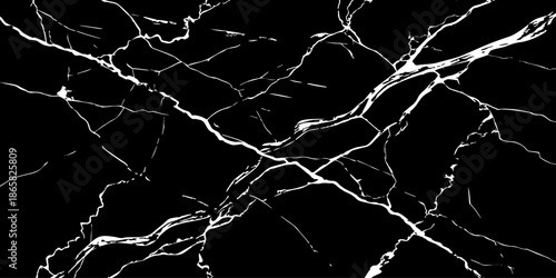 Black marble texture with bold white veining, luxury natural stone background perfect for interior design, wall tiles, countertops, architecture, abstract art,modern decor,premium surfaces and elegant