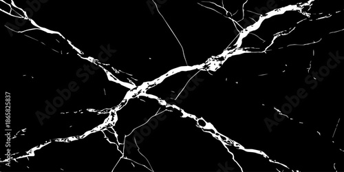 Black marble texture with bold white veining, luxury natural stone background perfect for interior design, wall tiles, countertops, architecture, abstract art,modern decor,premium surfaces and elegant