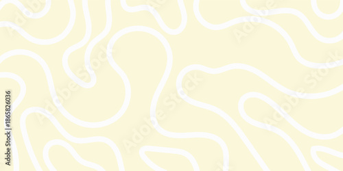 Abstract Background Wavy Lines Seamless Pattern Beige Minimal Texture