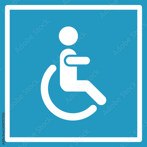 Wheelchair accessibility icon represents disability access.