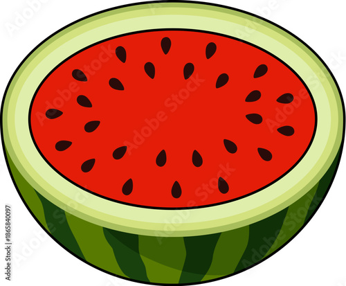 Illustration of watermelon ...