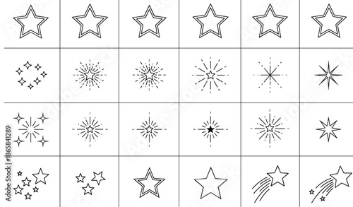 Solid and Outline Vector Icon Set Featuring Security Cameras, Keypad Access Panels, and Shielded Alarm System Symbols