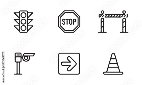 Common road signs and signals