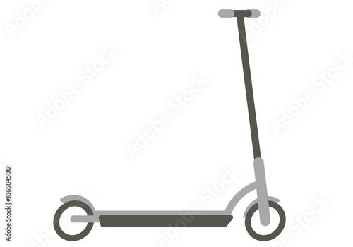 Scooter electric vector icon modern simple flat cartoon graphic illustration design isolated cut out, kick escooter vehicle minimal image clip art
