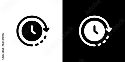 更新・同期の時計アイコン