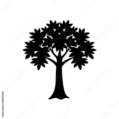 Silhouette of a tree