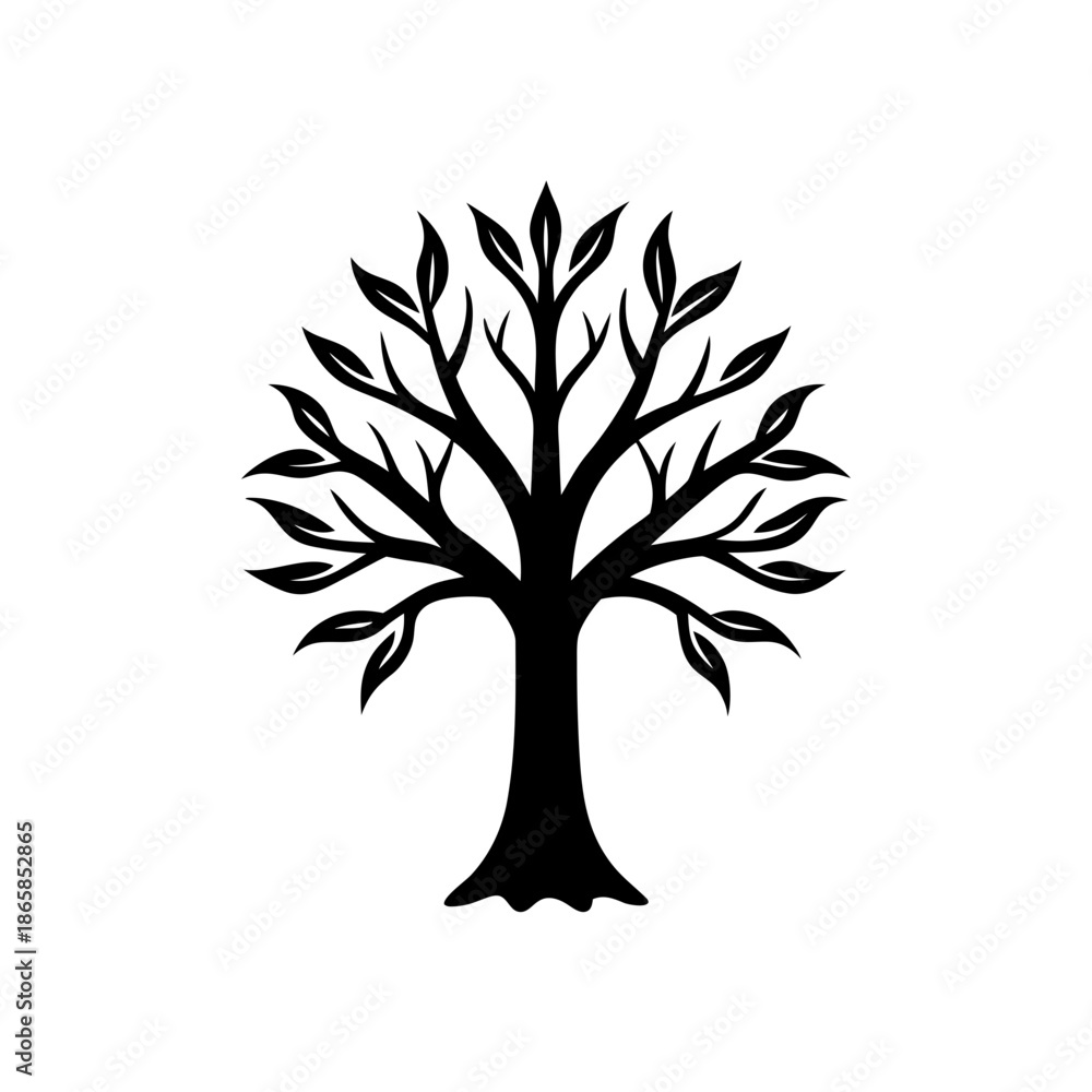 Obraz premium Illustration of a simple tree