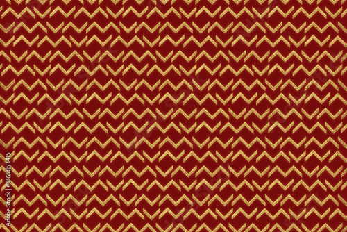 red and golden seamless pattern