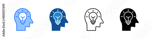 Knowledge Multiple Style Icon Set 