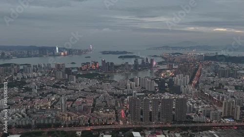 Xiamen Haicang District Urban Scenery, Fujian, China