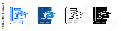 Education Multiple Style Icon Set 