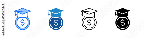 Loan To Value Multiple Style Icon Set 