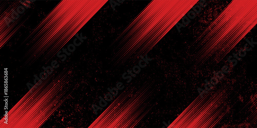 Halftone dots red and blue color pattern gradient grunge texture background. Dot pop art comic sport style vector illustration. modern background