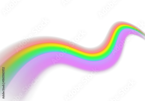 Colorful rainbow wave, wavy spiral. Abstract colorful wave with light and curve effects. Vibrant spectral illustration.