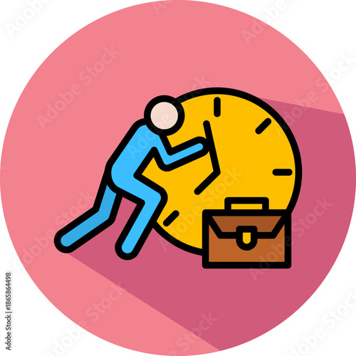 Time Pressure isometric icon