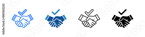 Trust Multiple Style Icon Set 