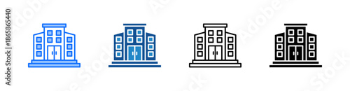 Company Multiple Style Icon Set 