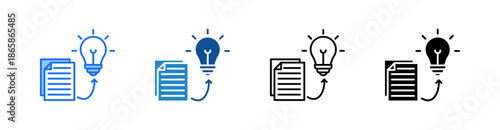 Implementation Multiple Style Icon Set 