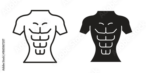 Abs icons set designed in filled, outline, line and stroke style