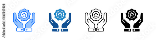 Branding Multiple Style Icon Set 