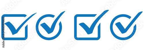 Check tick mark icon set, hand drawn doodle red cross box x check mark green checkbox v, sketch marker checklist symbol right and wrong set - for ...