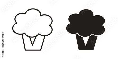 Broccoli icons set designed in filled, outline, line and stroke style