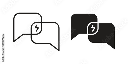 Disagreement icons set designed in filled, outline, line and stroke style