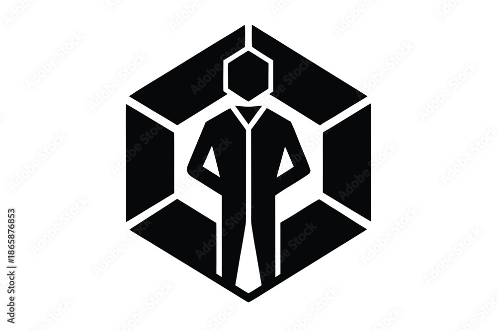 Obraz premium 3d modeling vector icon silhouette