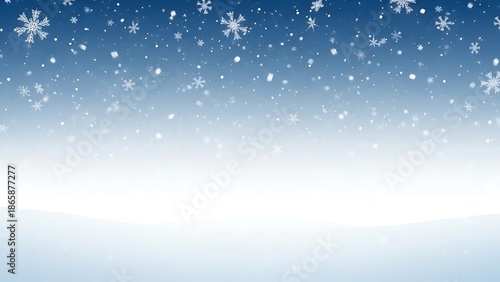 Wallpaper Mural Snow falling against blue and white gradient background snowflakes falling snow 1 blue background white background Torontodigital.ca