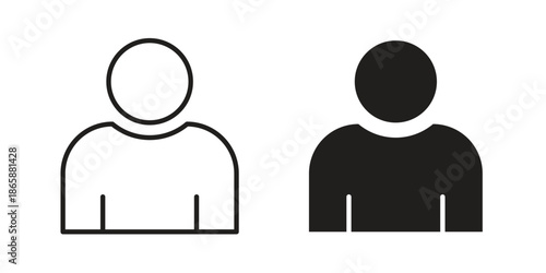 Individual icons set designed in filled, outline, line and stroke style