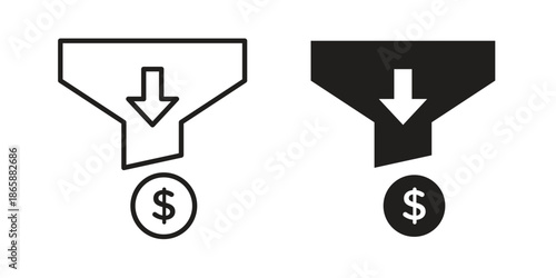 Lead generation icons set designed in filled, outline, line and stroke style