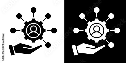 Skill  Icon Set White Style Collection