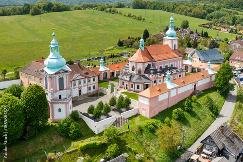  Virgin Mary church (national cultural landmark), Horni Police, Czech republic