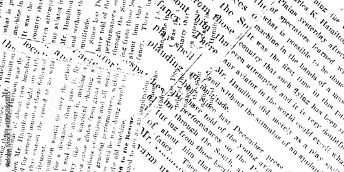 Rough vector background abstract grunge texture old vintage newspaper. Vector white and black newspaper paper grunge pattern old aged texture.