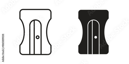 Sharpener icons set designed in filled, outline, line and stroke style