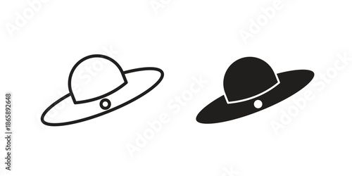 UFO icons set designed in filled, outline, line and stroke style