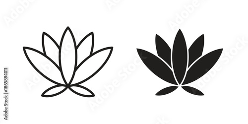 Weed icons set designed in filled, outline, line and stroke style