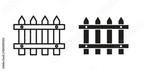 Yard icons set designed in filled, outline, line and stroke style