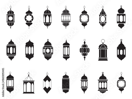 Collection of traditional lanterns