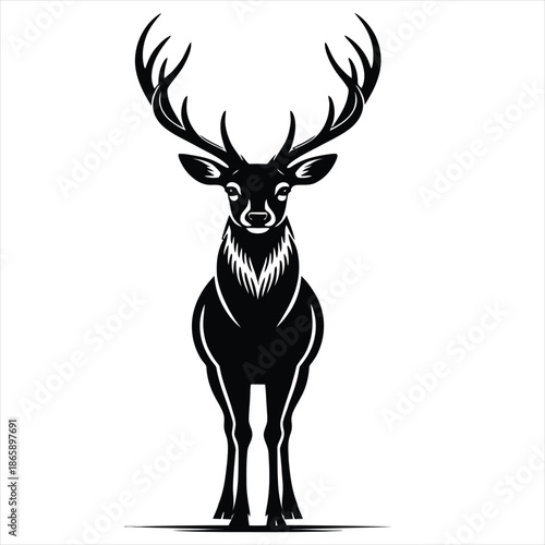 deer silhouette vector