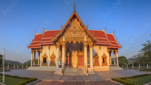 Wallpaper Mural Buddhist Temple in the Mountains Torontodigital.ca