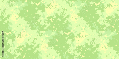 Abstract pastel green camouflage pattern.  Perfect for backgrounds, textiles, or digital designs.  The soft, blended tones create a calming, natural feel, ideal for spring or summer themes.