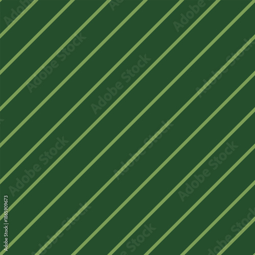 Seamless olive green diagonal stripe pattern on deep forest background. Clean natural geometric vector design for branding, packaging, textiles, web backgrounds, and print use.