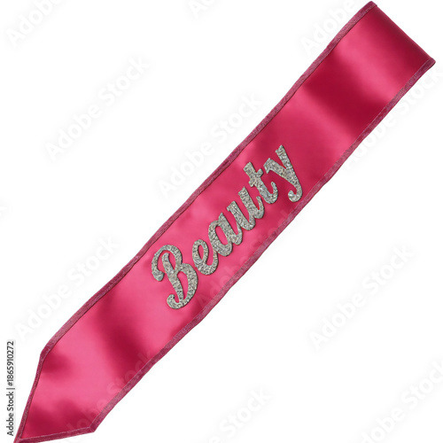 Wallpaper Mural Embroidered beauty pageant sash with glittering letters Torontodigital.ca