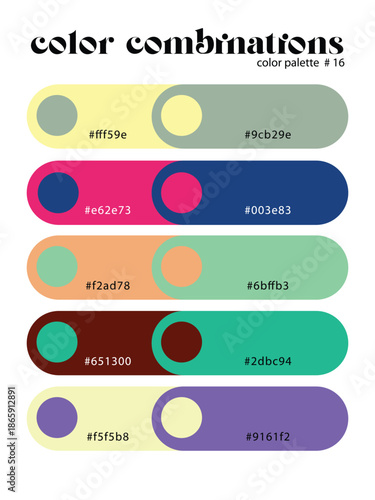Systematically  Color collection Combinations that you can use in  multiple ways, whether you want color combinations for clothes, home paint or anything else,